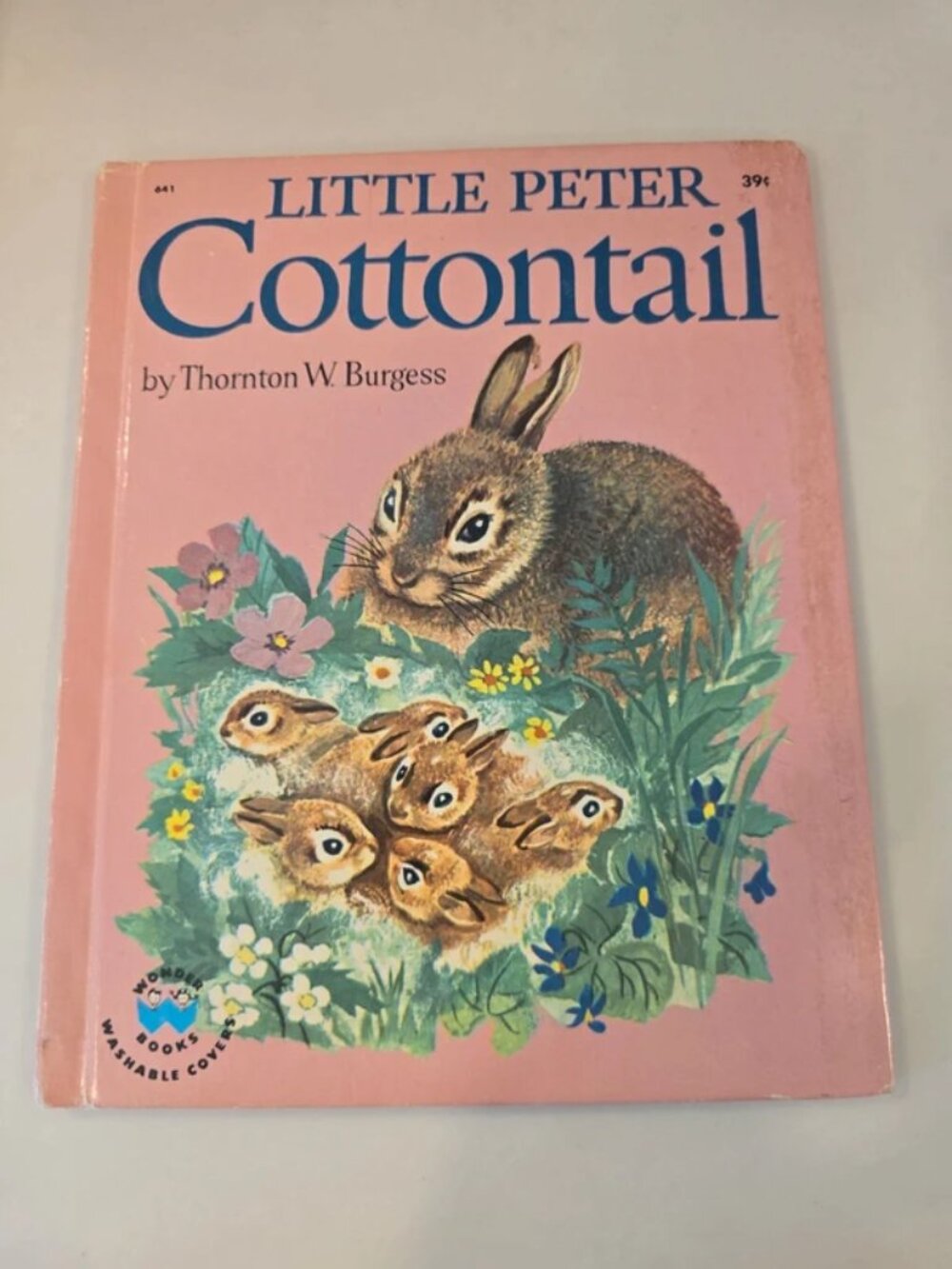 Little peter cottontail wonder book vintage
